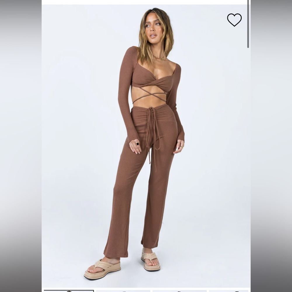 Princess polly Sabrina set in brown